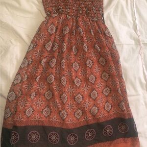 Bohemian Patterned Maxi Dress
